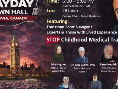 Kellie-Lynn Pirie MayDay Kids in Crisis Rally Ottawa May 5 2026
